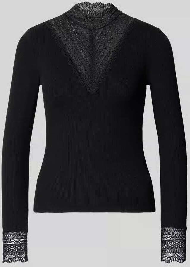 Only Slim fit shirt met lange mouwen van viscosemix model 'TILDE'