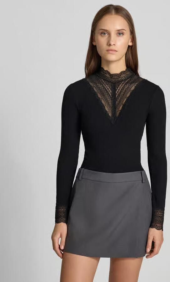 Only Slim fit shirt met lange mouwen van viscosemix model 'TILDE' - Foto 2
