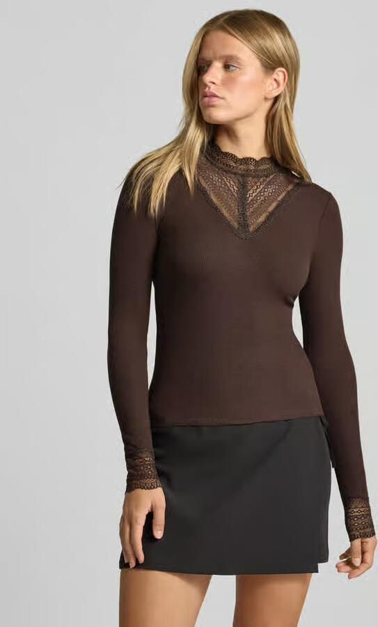 Only Slim fit shirt met lange mouwen van viscosemix model 'TILDE' - Foto 3