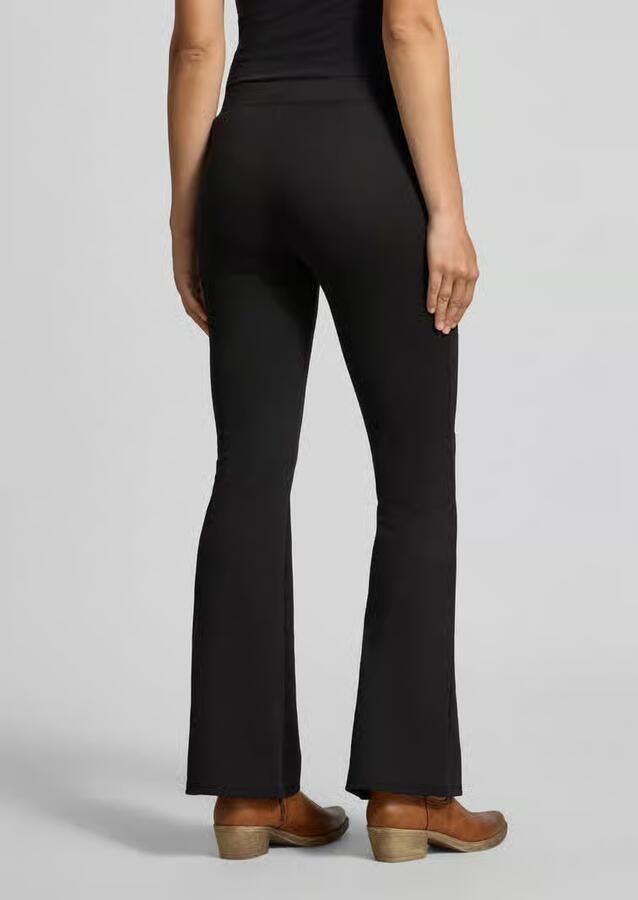 Only Jerseybroek ONLFEVER – Jerseybroek met stretch en uitlopende pijpen skinny fit casual jersey polyester zonder uitsnijding - Foto 2