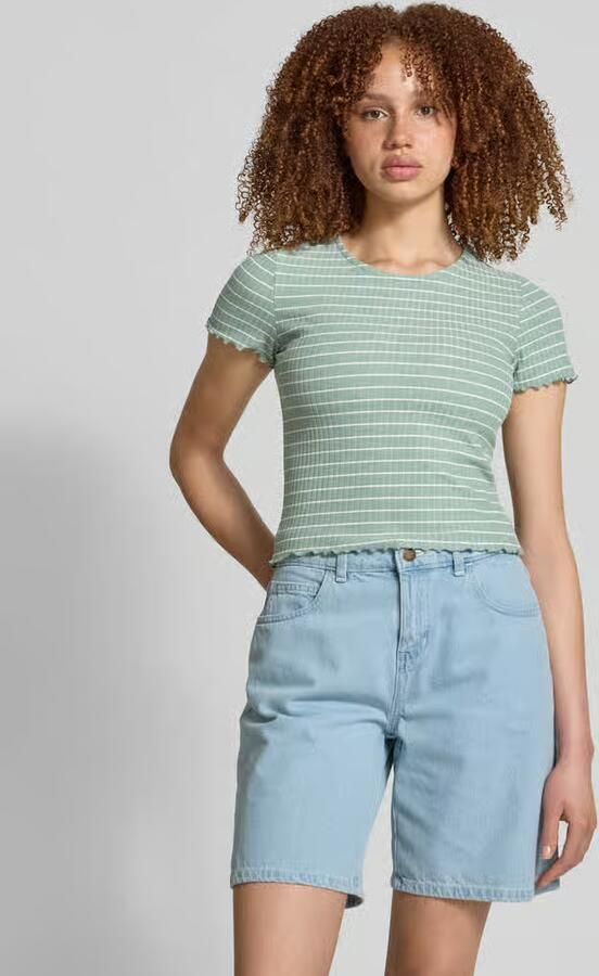 Only Slim fit T-shirt met viscose model 'EMMA' - Foto 2