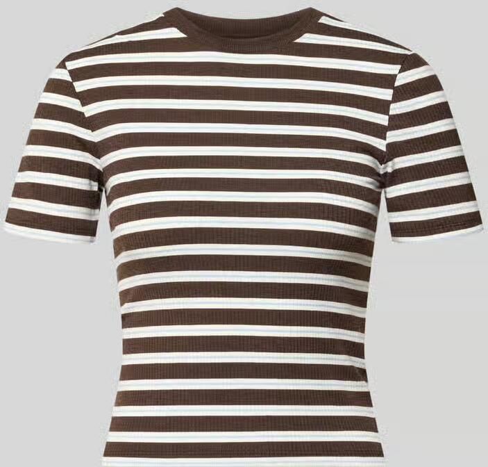 Only slim fit T-shirt met viscose model 'JUNE' - Foto 2