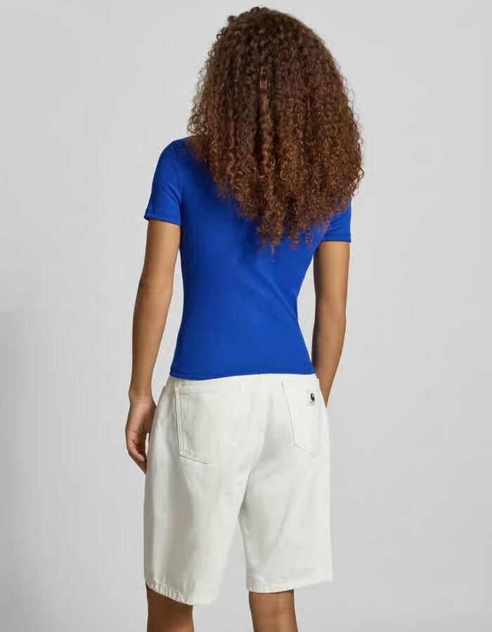 Only slim fit T-shirt met viscose model 'LUPE' - Foto 2