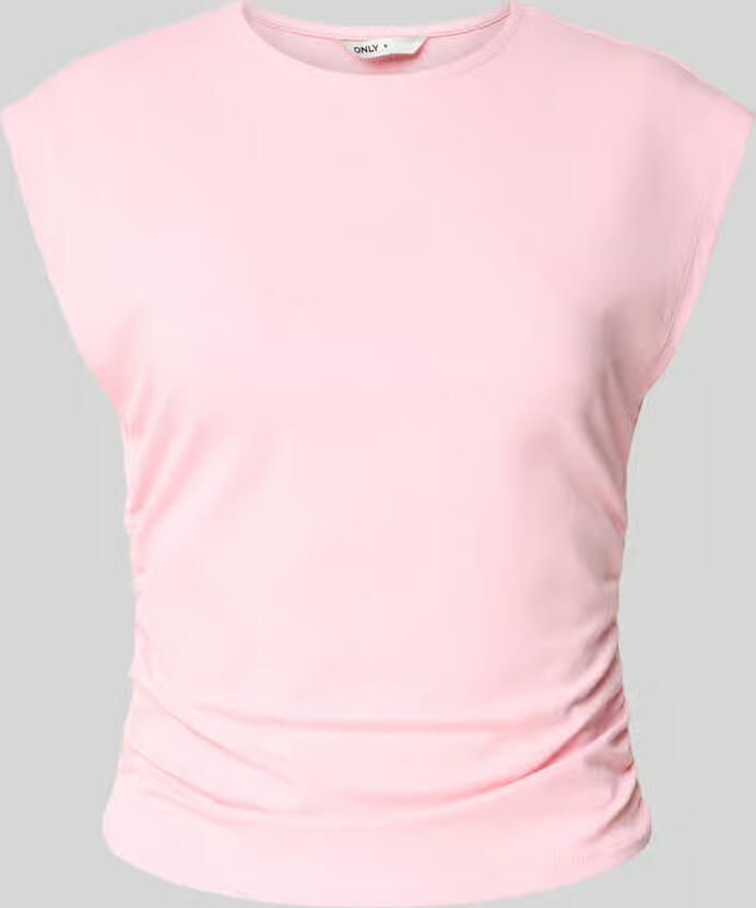 Only slim fit T-shirt van katoenmix model 'MIRA' - Foto 6