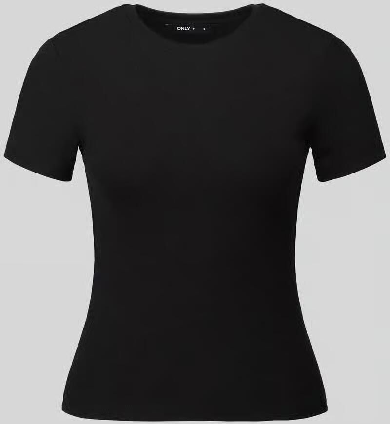 Only Slim fit t-shirt van katoenmix model 'RILEY'