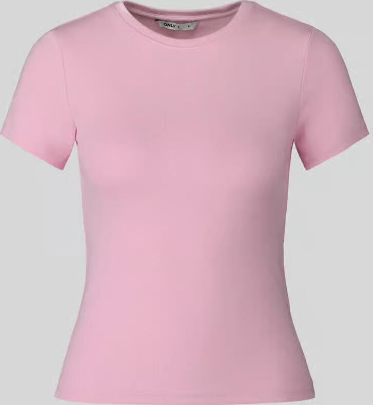 Only Slim fit t-shirt van katoenmix model 'RILEY'
