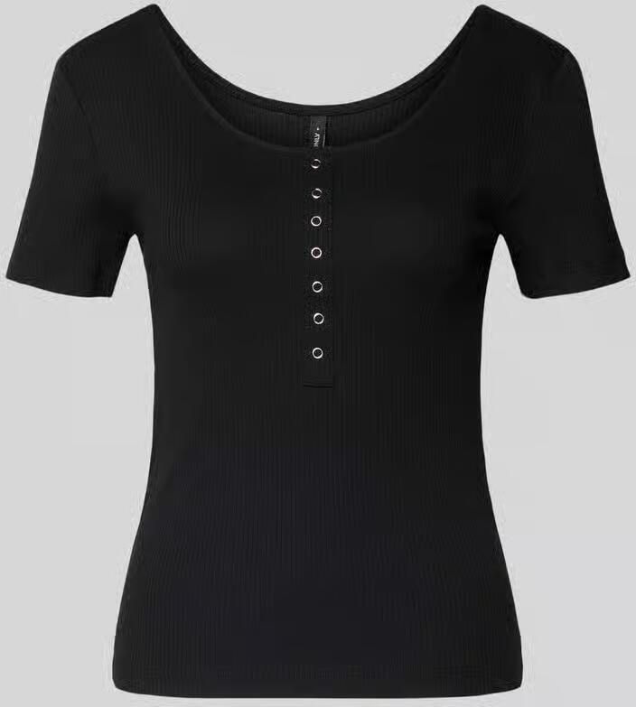 Only Shirt met korte mouwen ONLSIMPLE LIFE S S BUTTON TOP BOX JRS - Foto 2