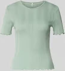 Only Slim fit T-shirt van Katoenmix Model 'TENNA' - Foto 4