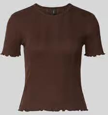 Only Slim fit t-shirt van katoenmix model 'TENNA'