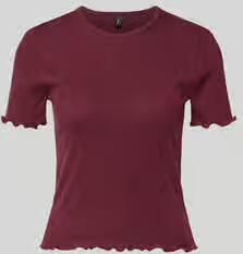 Only Slim fit t-shirt van katoenmix model 'TENNA'