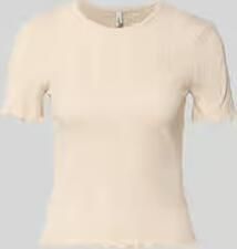 Only Slim fit t-shirt van katoenmix model 'TENNA'
