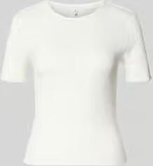 Only Slim fit T-shirt van Katoenmix Model 'TENNA' - Foto 4