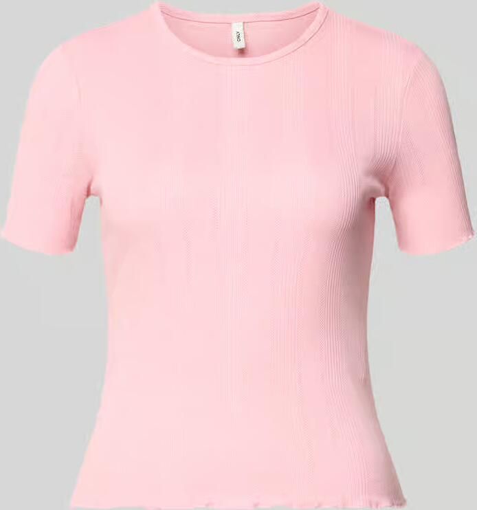 Only Slim fit T-shirt van Katoenmix Model 'TENNA'