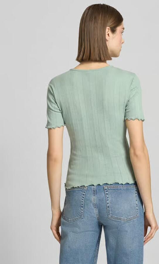 Only Slim fit T-shirt van Katoenmix Model 'TENNA' - Foto 6