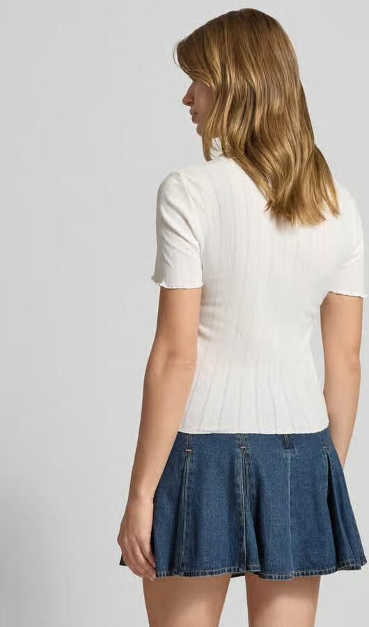 Only Slim fit T-shirt van Katoenmix Model 'TENNA' - Foto 6