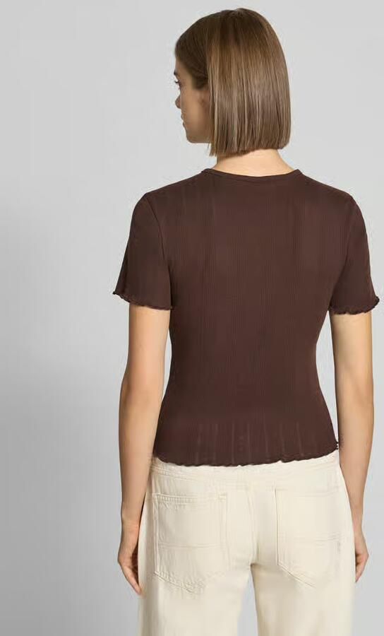Only Slim fit t-shirt van katoenmix model 'TENNA' - Foto 2