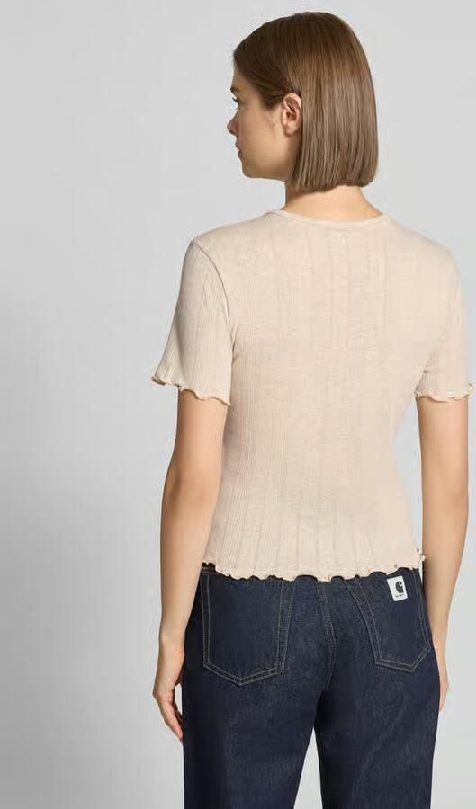 Only Slim fit t-shirt van katoenmix model 'TENNA' - Foto 2