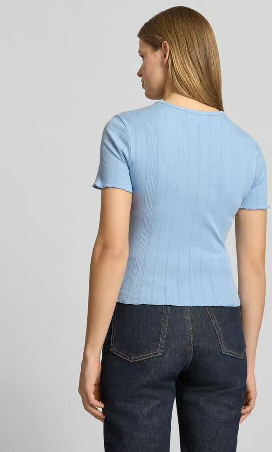 Only Slim fit T-shirt van Katoenmix Model 'TENNA' - Foto 3