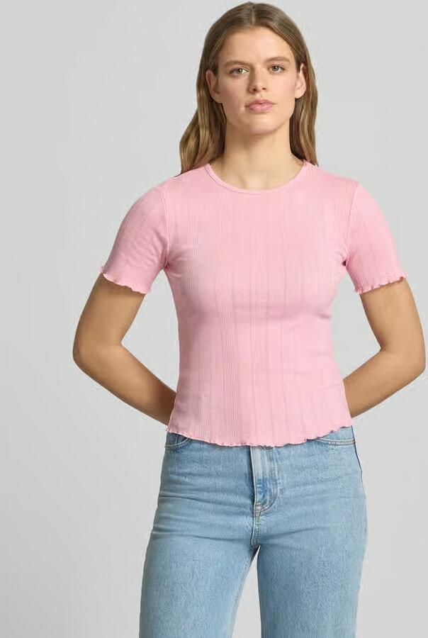 Only Slim fit T-shirt van Katoenmix Model 'TENNA' - Foto 2