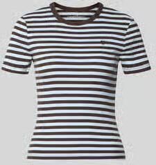 Only Slim fit t-shirt van katoenmix model 'VAL'