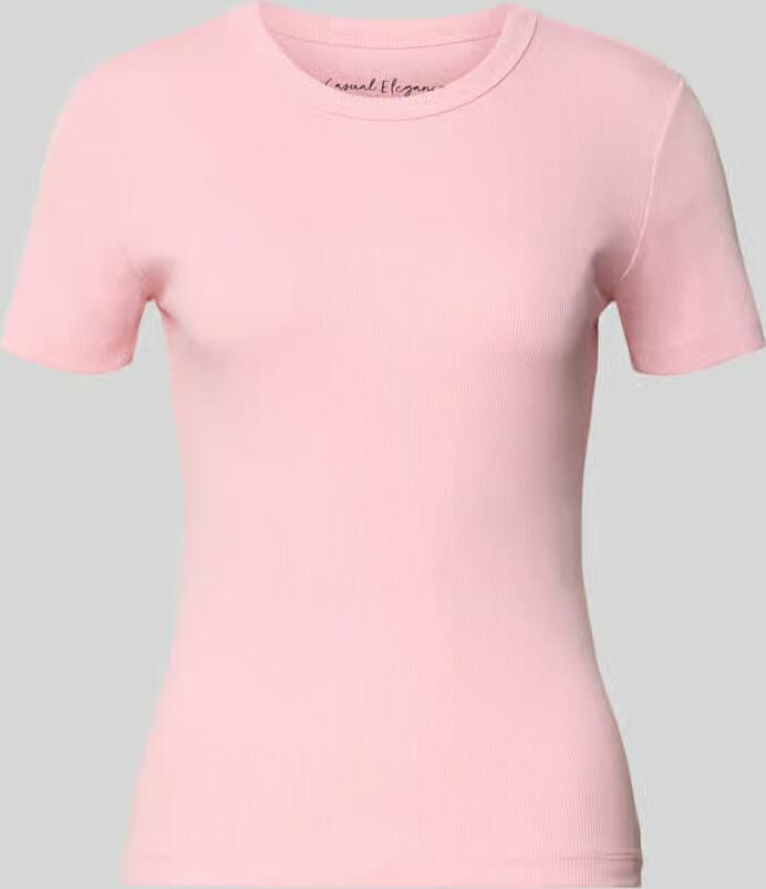 Only Slim fit T-shirt van Mix van biologisch katoen Model 'VAL LIFE'