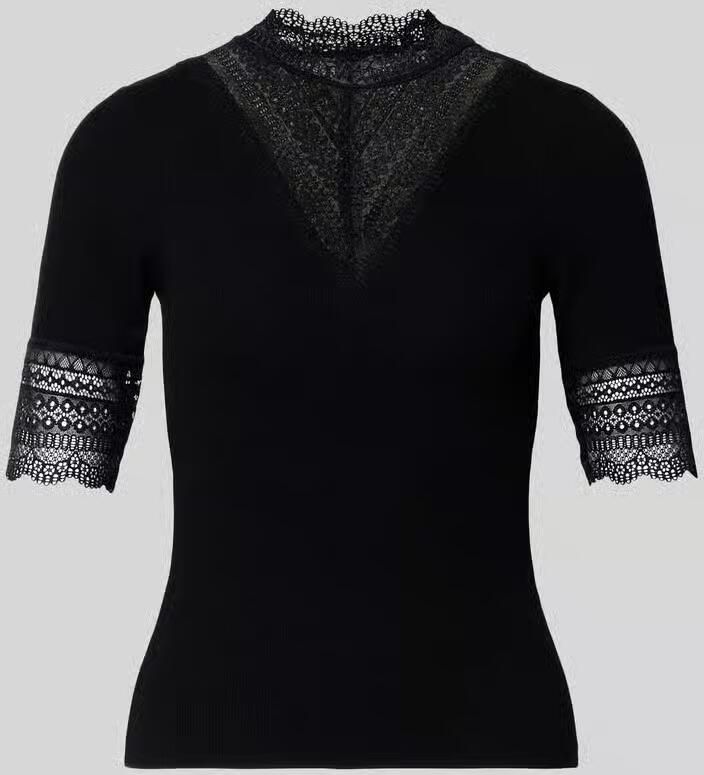 Only Kanten shirt ONLTILDE HIGHNECK S S TOP JRS NOOS - Foto 2