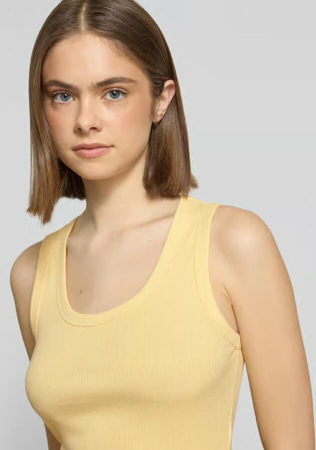 Only Slim fit tank top van katoenmix model 'EASY'