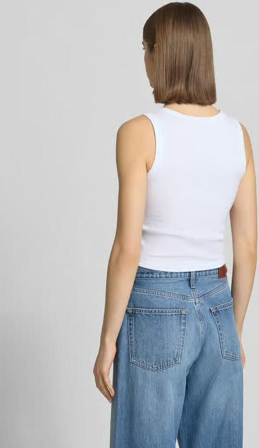 Only Slim fit tank top van katoenmix model 'EASY'