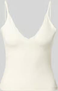 Only slim fit tanktop van katoenmix model 'KISS'