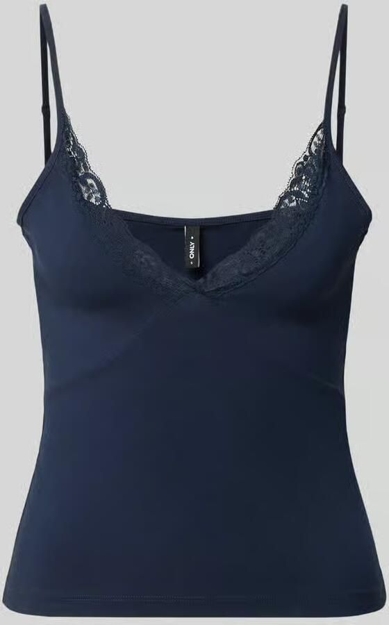 Only slim fit tanktop van katoenmix model 'KISS' - Foto 2