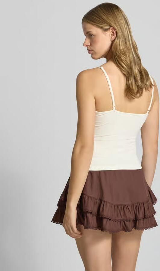 Only slim fit tanktop van katoenmix model 'KISS' - Foto 3