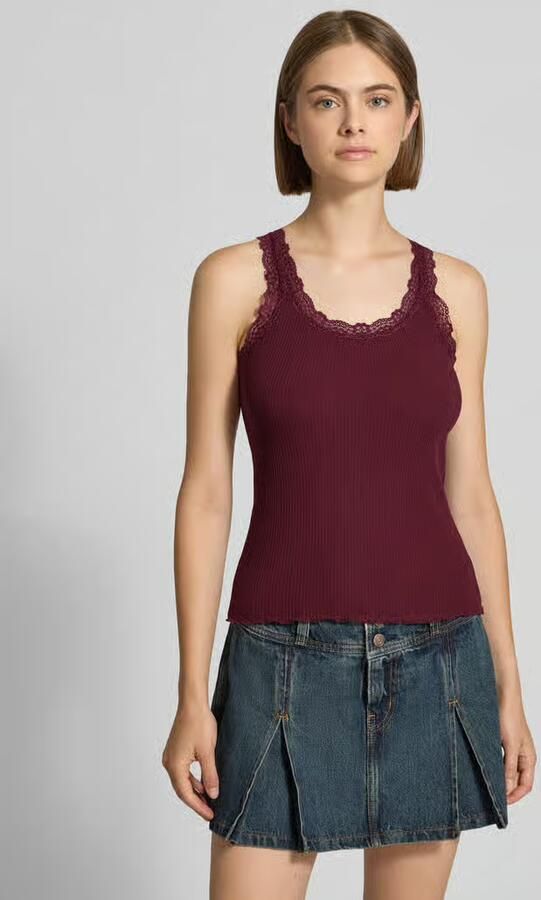 Only Slim fit tanktop van katoenmix model 'SARA SHARAI' - Foto 4