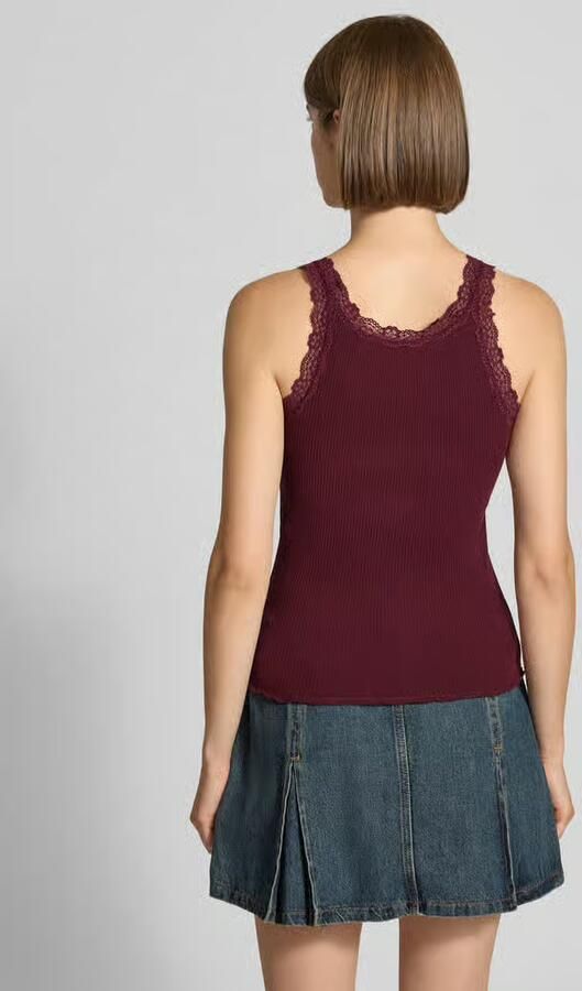 Only Slim fit tanktop van katoenmix model 'SARA SHARAI'