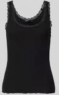 Only Tanktop ONLSARA – Tanktop met kantdetail bij de halslijn regular fit modisch jersey ribstof ronde hals - Foto 7