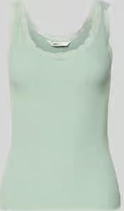 Only slim fit tanktop van mix van biologisch katoen model 'SARA' - Foto 4
