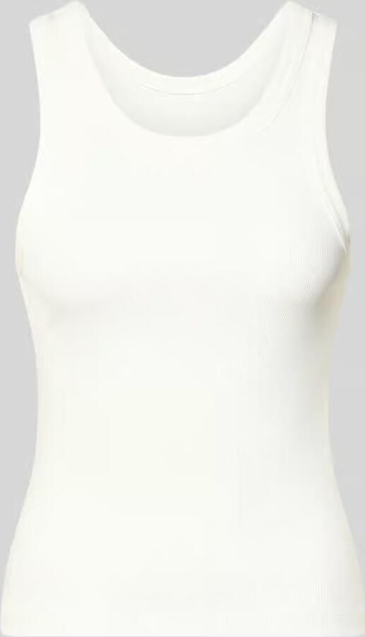 Only slim fit tanktop van mix van biologisch katoen model 'VAL' - Foto 4