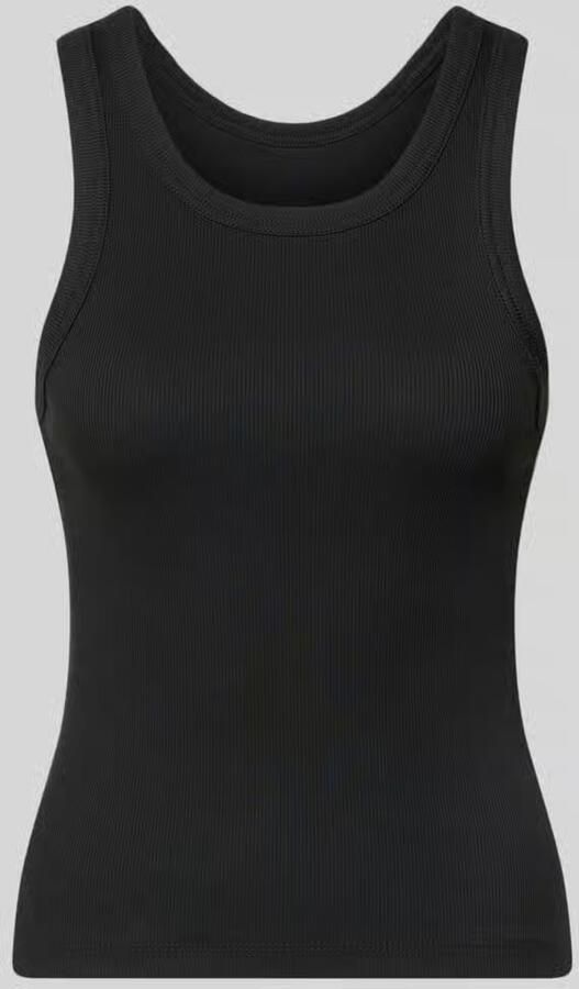 Only slim fit tanktop van mix van biologisch katoen model 'VAL' - Foto 6