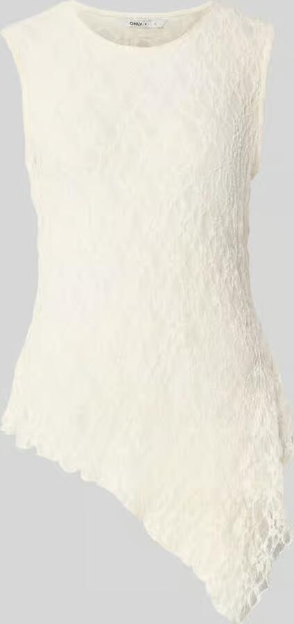Only Slim fit top met asymmetrische band model 'LIVA'