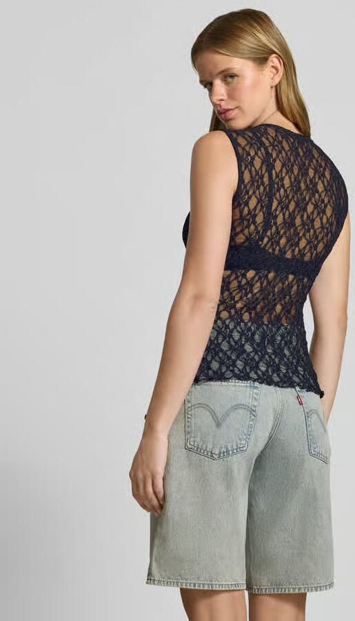Only Slim fit top met asymmetrische band model 'LIVA' - Foto 2
