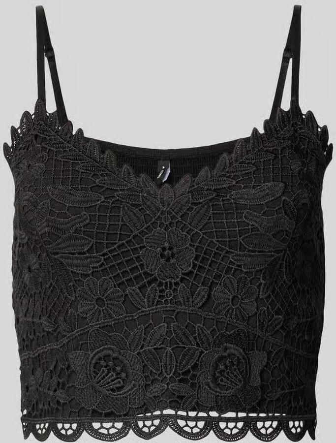 Only slim fit top met bandjes van viscosemix model 'HONEY' - Foto 2