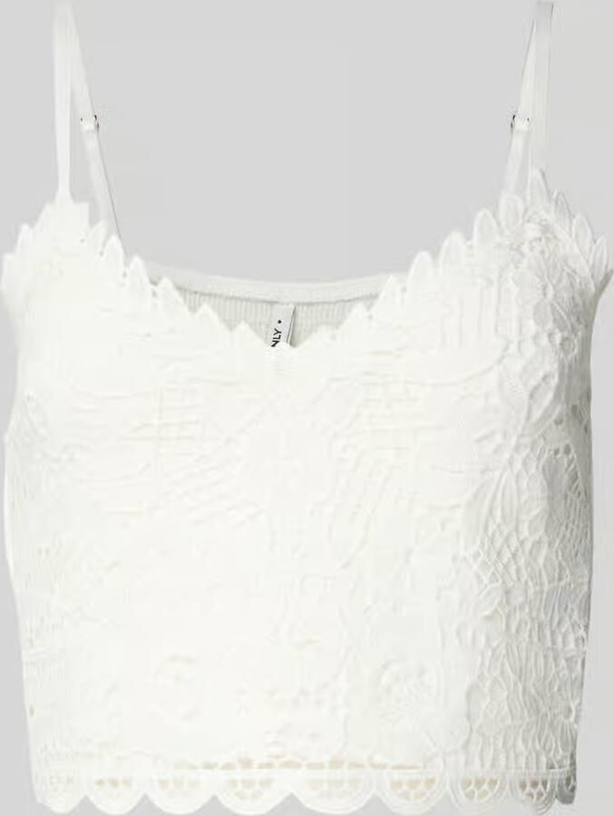Only slim fit top met bandjes van viscosemix model 'HONEY' - Foto 2