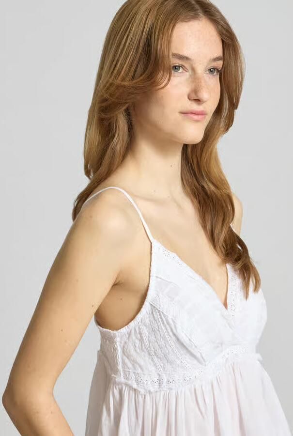 Only slim fit top van puur katoen model 'TARIA'