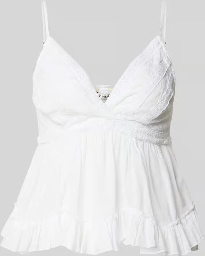 Only slim fit top van puur katoen model 'TARIA' - Foto 2
