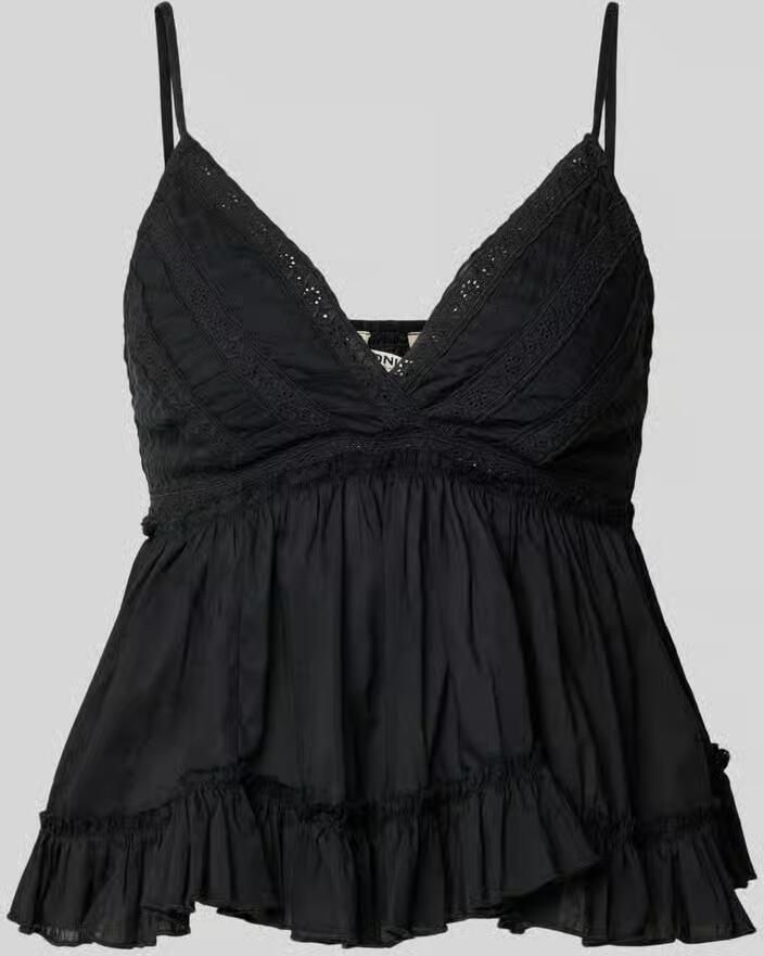 Only slim fit top van puur katoen model 'TARIA' - Foto 2