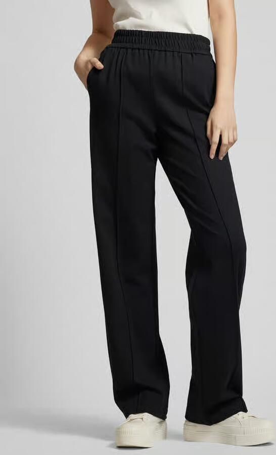 Only Comfort fit stoffen broek met wijde pijpen model 'POPTRASH-SUKI' - Foto 7