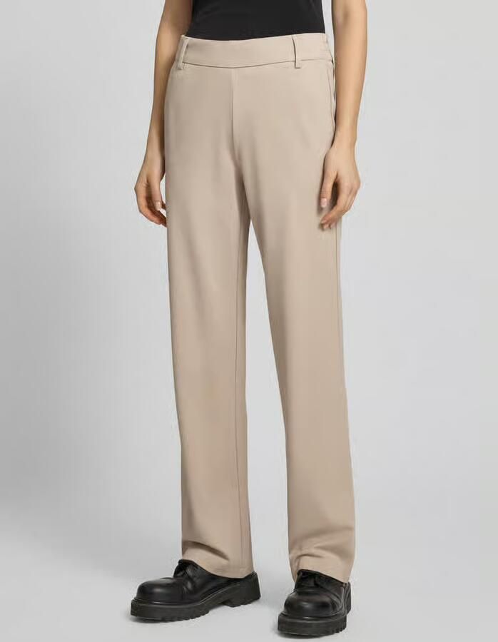 Only Straight leg pantalon met brede tailleband model 'POPTRASH' - Foto 2