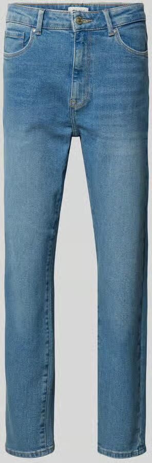 ONLY high waist cropped slim fit jeans ONLEMILY medium blue denim - Foto 7