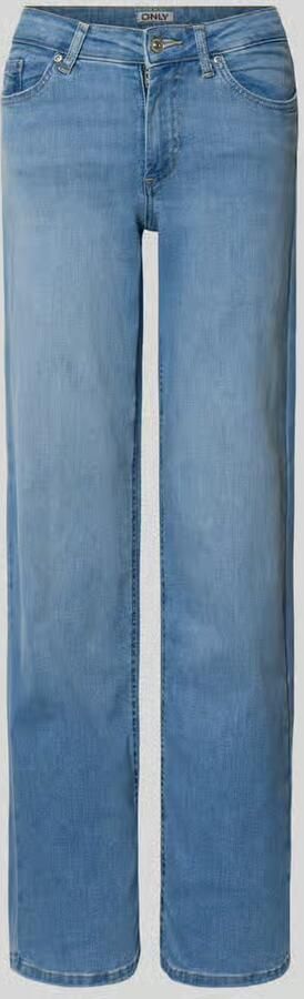 Only Straight fit jeans van biologische katoenmix model 'BLUSH' - Foto 7