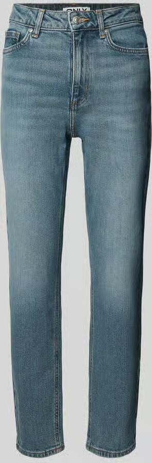 Only Straight fit jeans van katoenmix model 'EMILY' - Foto 4