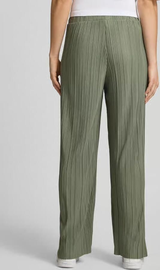 Only Regular fit wijde broek in plissélook model 'RAVENNA' - Foto 6